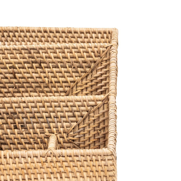 Zoco Home Home Accesories Organic Rattan Desk Organizer | 35x20cm