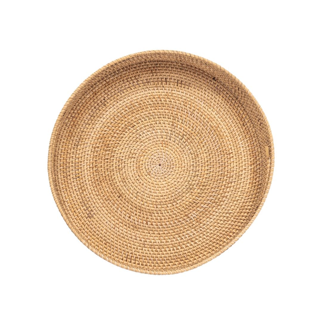 Zoco Home Home decor Organic Rattan Round Tray | 50cm