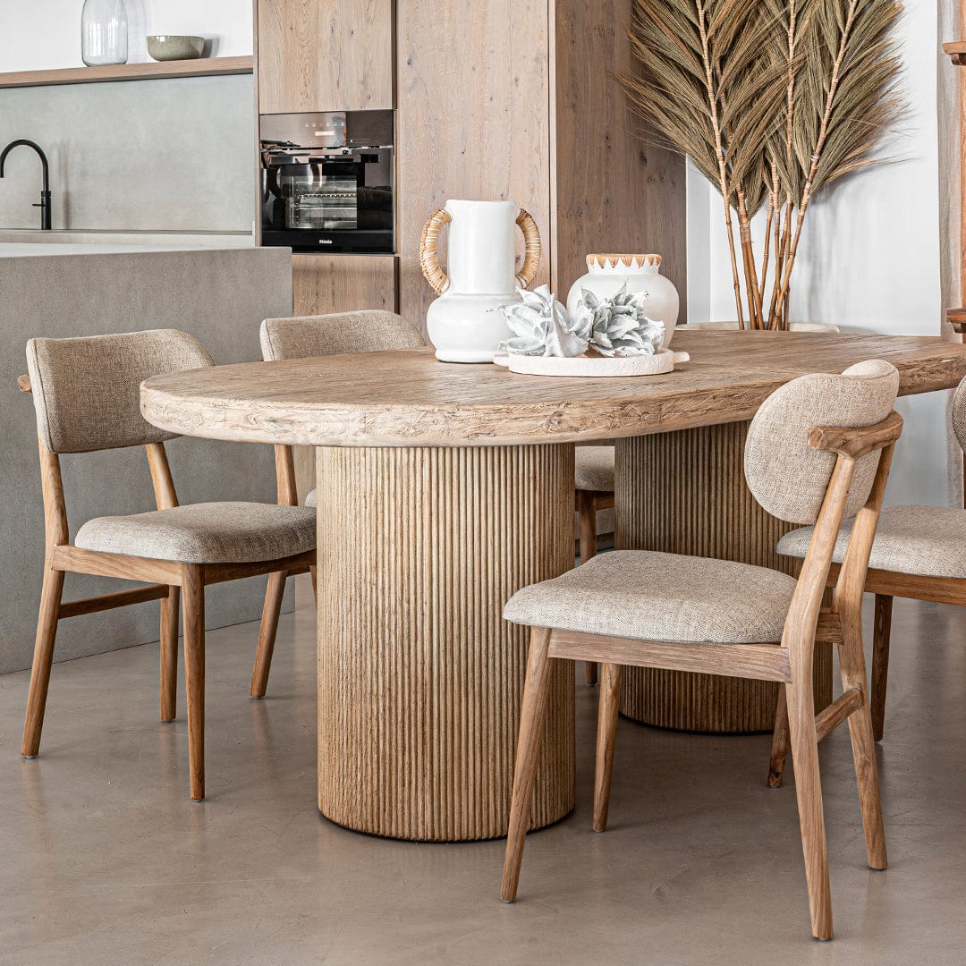 Oriana Elm Wood Dining Table – Zoco Home