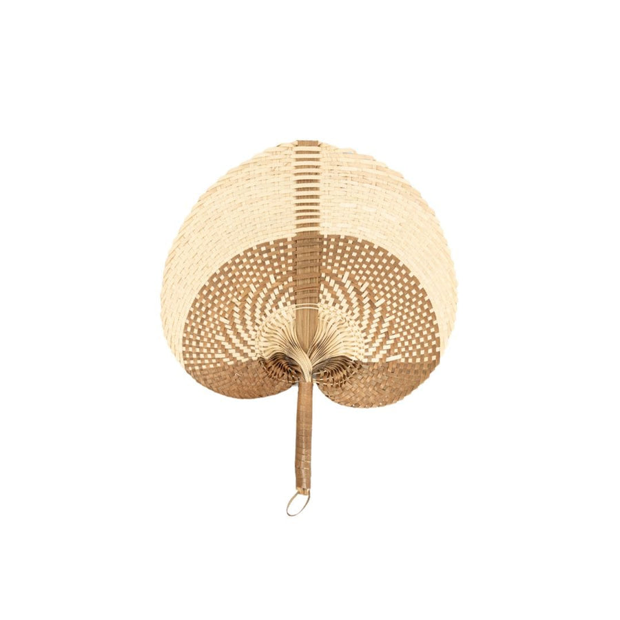 Zoco Home Pai Pai Hand Fan | Brown/Natural