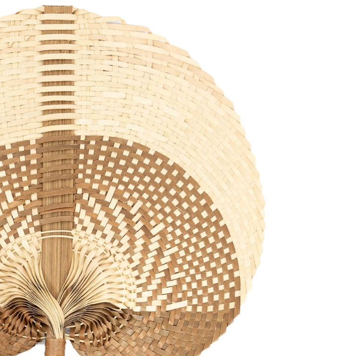 Zoco Home Pai Pai Hand Fan | Brown/Natural