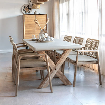 Zoco Home Outdoor/Table/Dining Palma Dining Table