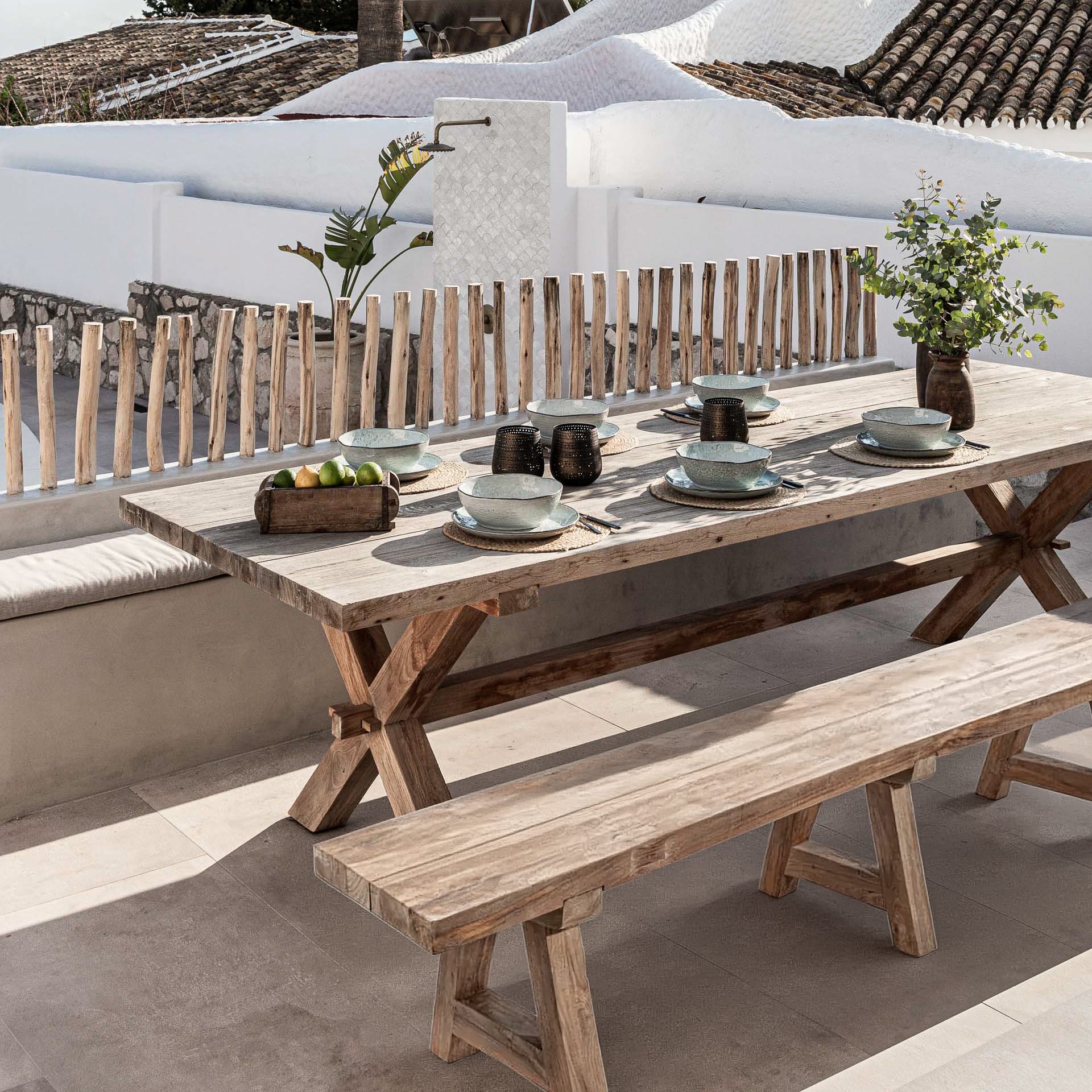 Zoco Home Panchina da esterno Palu