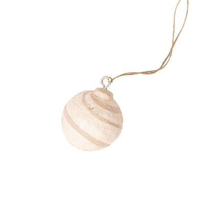 Zoco Home Decor/Christmas Paper Mache Christmas Ornament Set