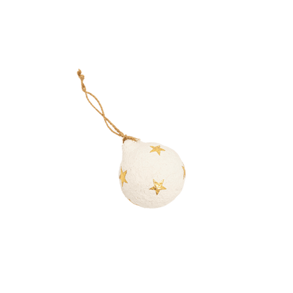 Zoco Home Paper Mache Christmas Stars Ornament