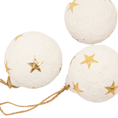 Zoco Home / Décoration Zoco Home : étoiles de Noël en papier mâché