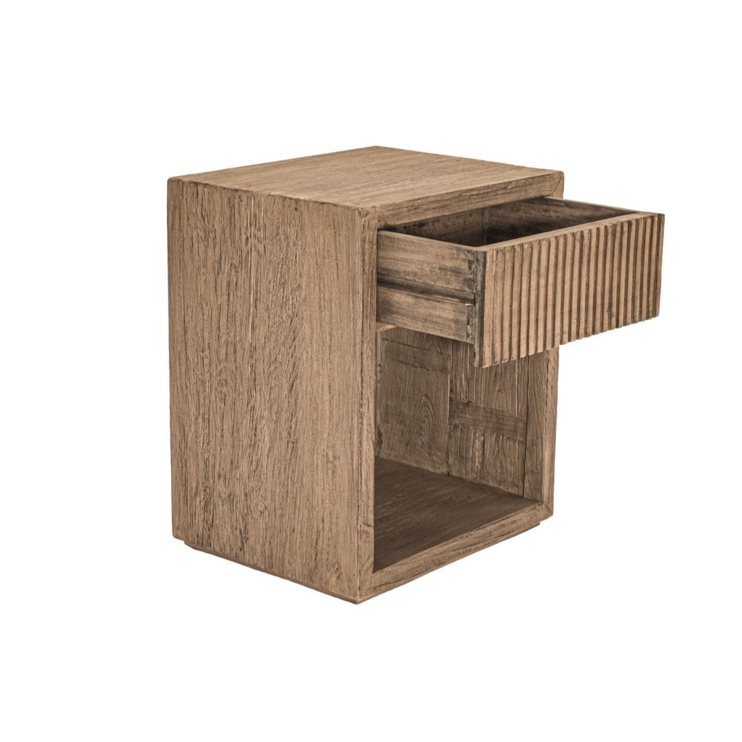 Zoco Home Furniture/Table/Side Paros Bedside Table | 50x60x40cm