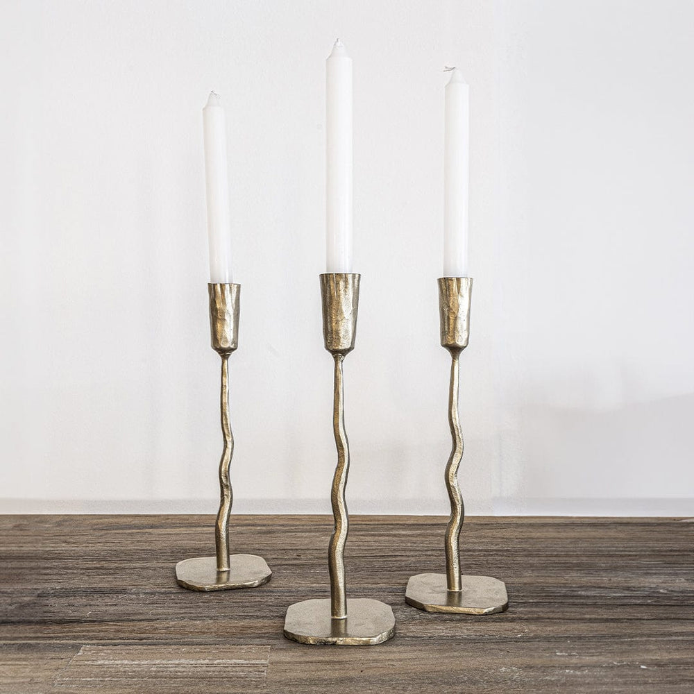 Zoco Home Pillar Candle Set 2 | White 2.3x24cm