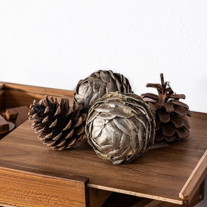 Zoco Home Pinecone Ornament | Gold