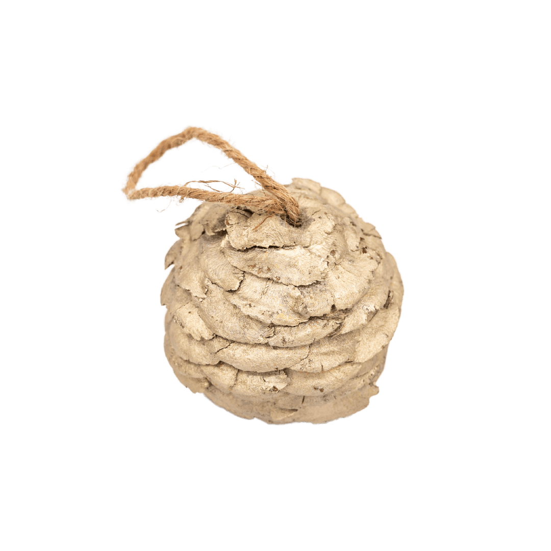 Zoco Home Decor/Christmas Pinecone Ornament | Gold