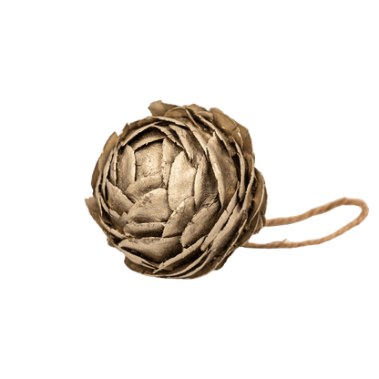 Zoco Home Decor/Christmas Pinecone Ornament | Gold