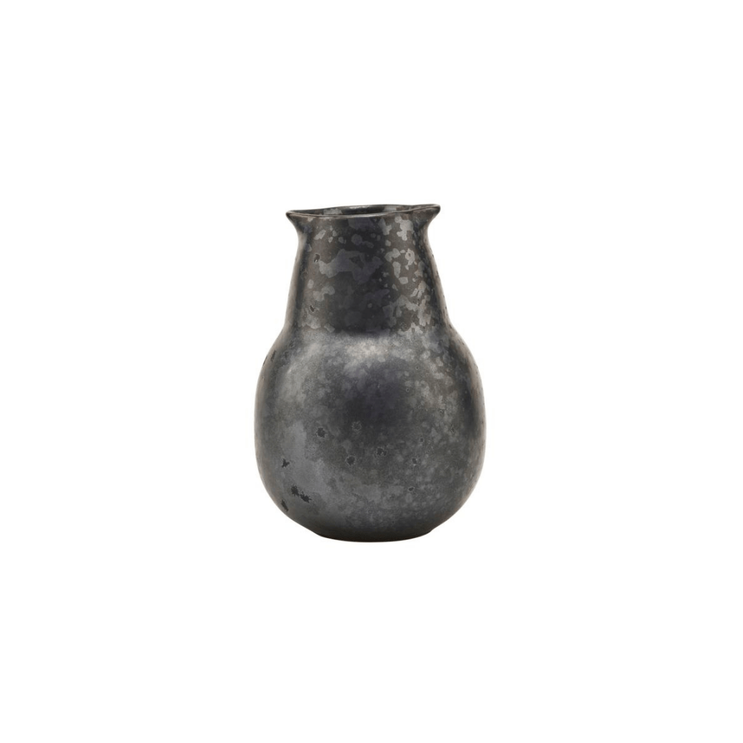 Zoco Home Decor/Accessories Pion Stoneware Bottle | Black 5.5x12cm