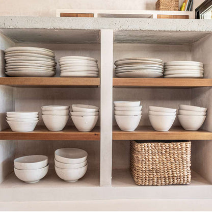 Zoco Home Home accessories Pion Stoneware Bowl | White/Grey 22x7cm