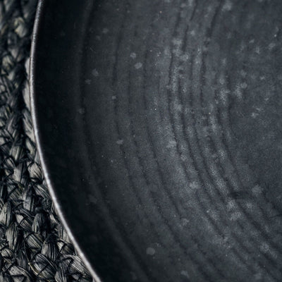 Zoco Home Decor/Kitchen Pion Stoneware Dinner Plate | Black 28.5x3.5cm