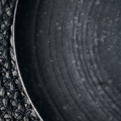 Zoco Home Decor/Kitchen Pion Stoneware Dinner Plate | Black 28.5x3.5cm