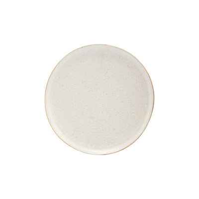 Zoco Home Decor/Kitchen Pion Stoneware Dinner Plate | White/Grey 28.5x3.5cm