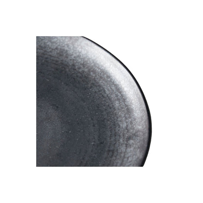 Zoco Home Home accessories Pion Stoneware Lunch Plate | Black 21.5x3cm