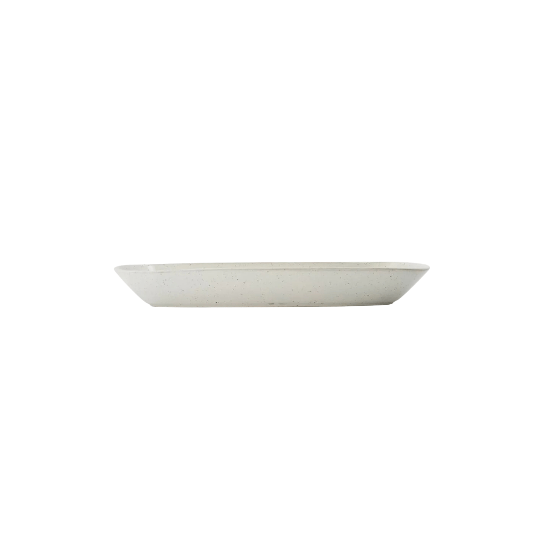 Zoco Home Home accessories Pion Stoneware Serving Dish | White/Grey 35x11.5x4.5cm