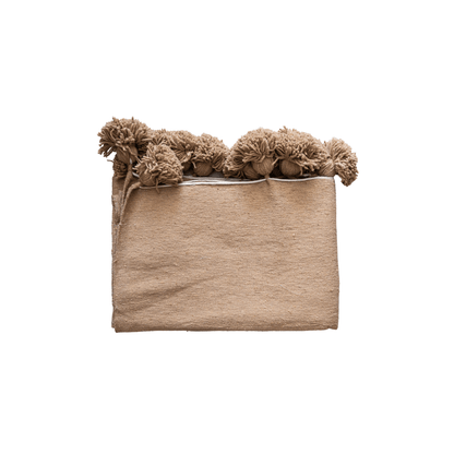 Zoco Home Decor/Textile PomPom blanket | Sand
