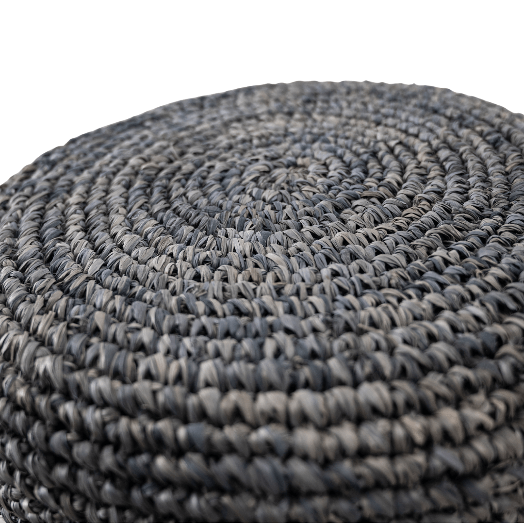 Zoco Home Furniture/Chair Raffia Bar stool | Black