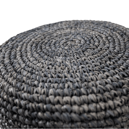 Zoco Home Furniture/Chair Raffia Bar stool | Black