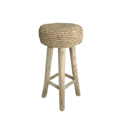 Zoco Home Furniture Raffia Bar Stool