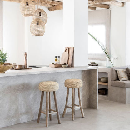 Zoco Home Furniture Raffia Bar Stool