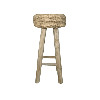 Zoco Home Furniture/Chair Raffia Bar Stool