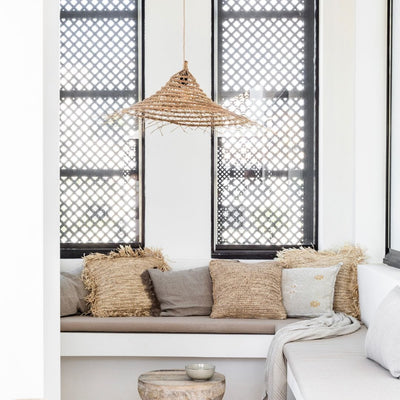 Zoco Home Decor/Textile Raffia Cushion Cover | 45x45cm