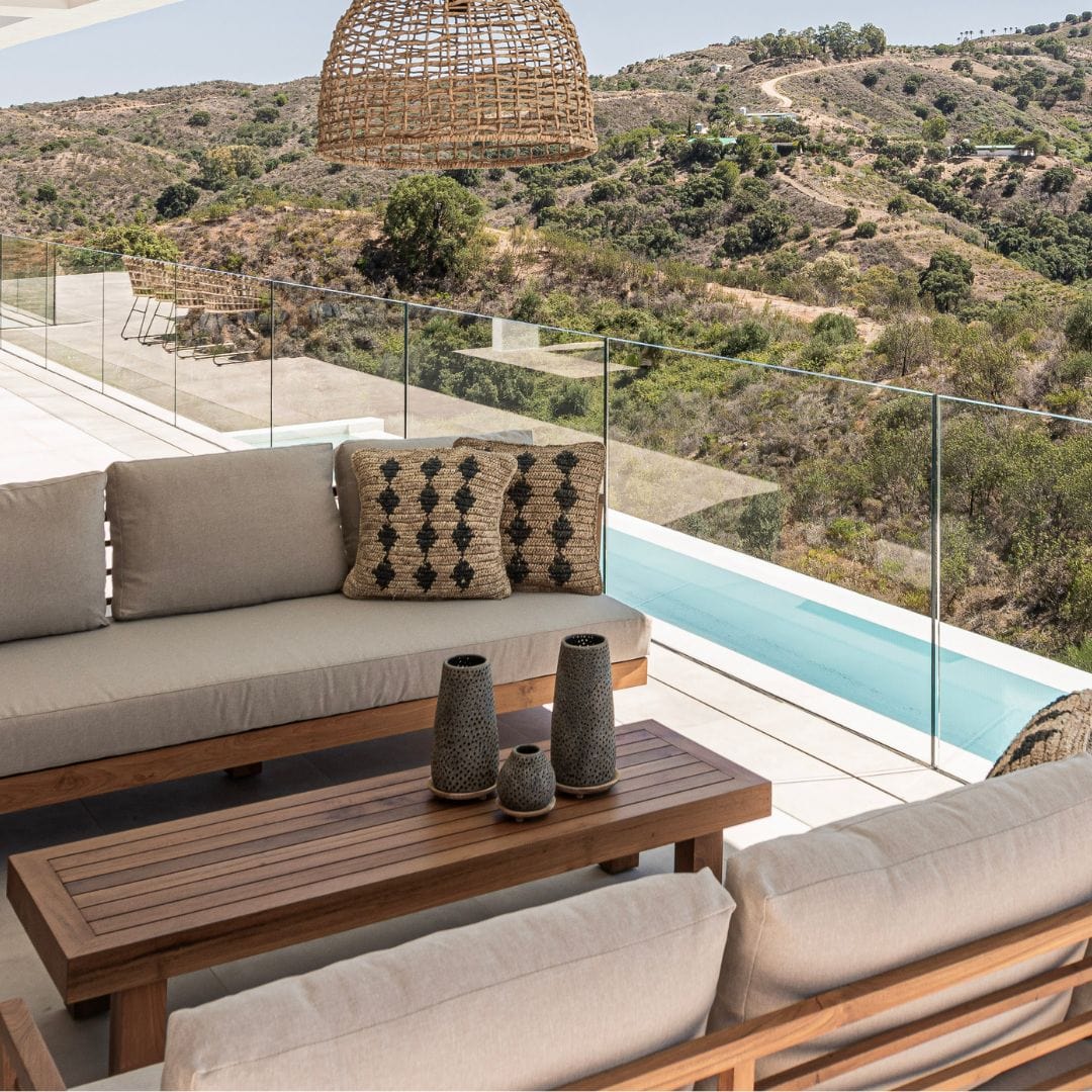 Zoco Home Decor/Textile Raffia Cushion Cover | Black Motif | 50x50cm