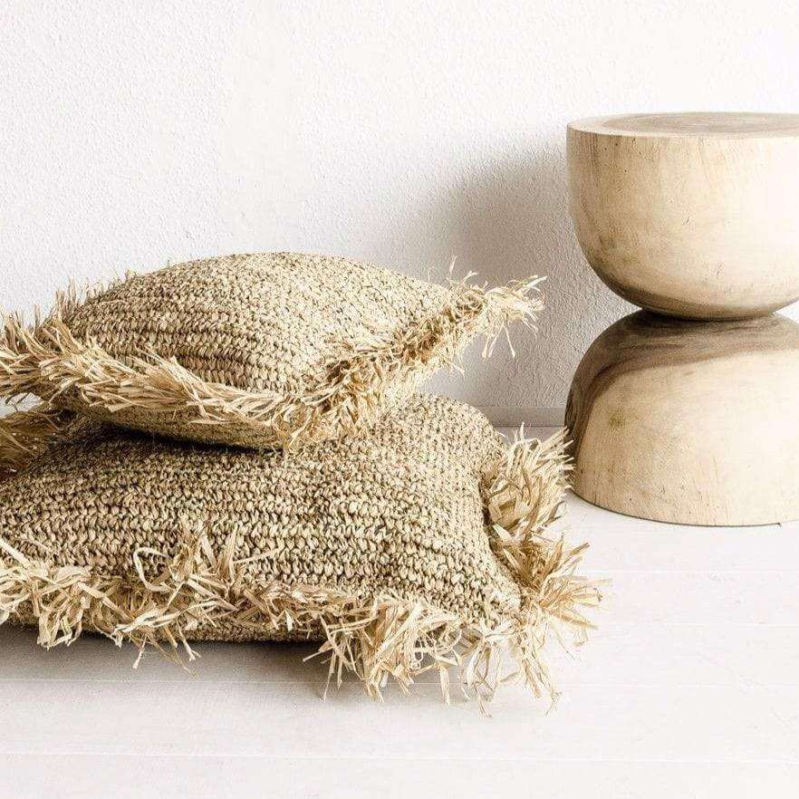 Zoco Home Decor/Textile Raffia Cushion Cover | Fringe 60x60cm