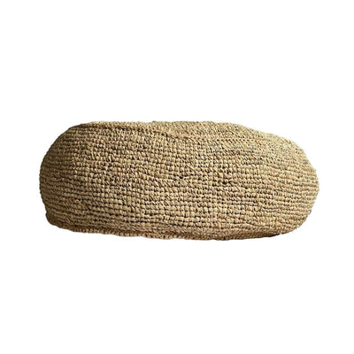 Zoco Home Puf de rafia | 65 x 35 cm