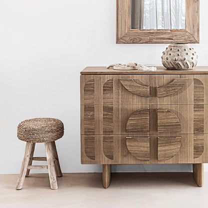 Zoco Home Sgabello in rafia | Naturale