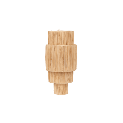 Zoco Home : lámpara de pared de rafia | 25 x 15 x 52 cm