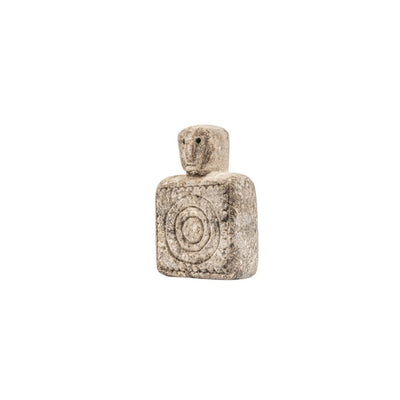 Zoco Home Raja Sumba-Steinstatue mit Zielsymbol | Klein
