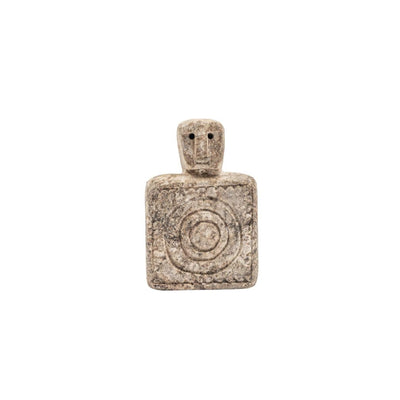 Zoco Home Raja Sumba-Steinstatue mit Zielsymbol | Klein