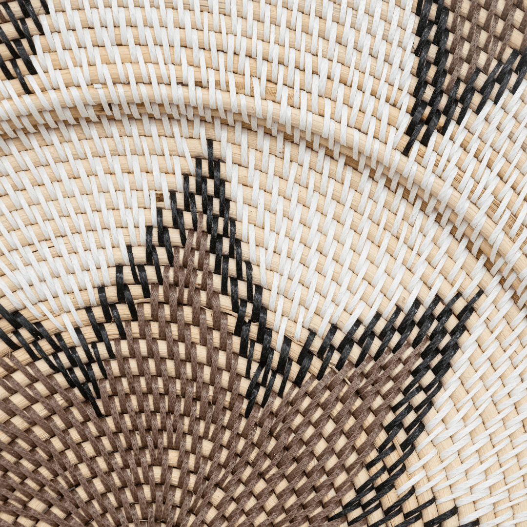 Zoco Home Decor/Accessories Rattan Deco Basket | Octagram Motif | 60cm