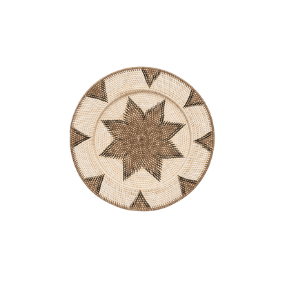 Zoco Home Decor/Accessories Rattan Deco Basket | Octagram Motif | 60cm