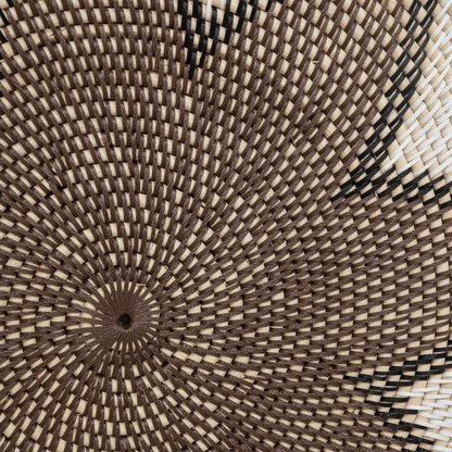 Zoco Home Decor/Accessories Rattan Deco Basket | Octagram Motif | 80cm