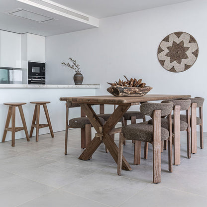 Zoco Home Decor/Accessories Rattan Deco Basket | Octagram Motif | 80cm