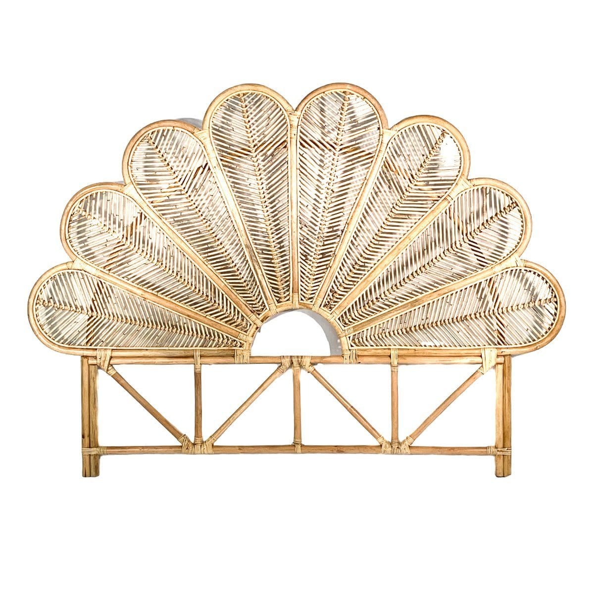 Zoco Home Furniture/Other Rattan Flower Headboard | 162x145cm