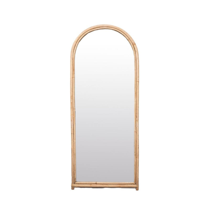 Zoco Home Rattan Oval Floor Mirror | 70x170cm