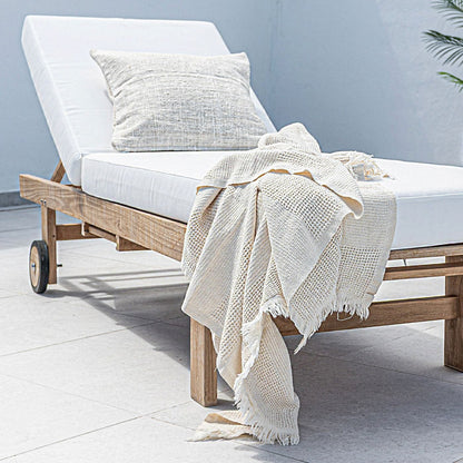 Zoco Home Decor/Textile Recycled Cotton Towel | Beige | 90x170cm