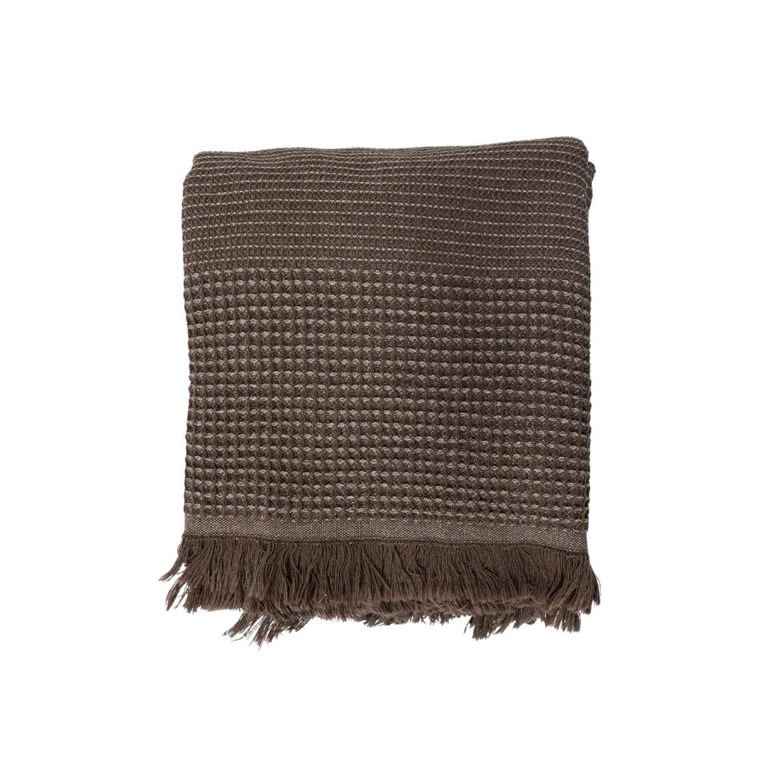 Zoco Home Textiles Recycled Cotton Towel | Brown | 80x180cm