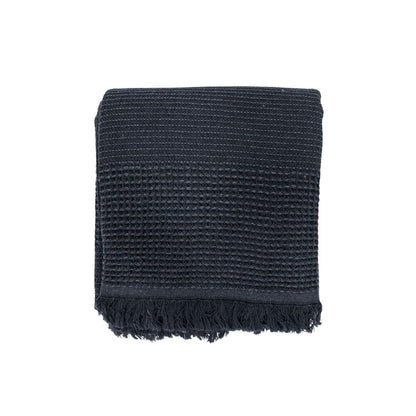 Zoco Home Decor/Textile Recycled Cotton Towel | Stonewashed Black | 80x180 cm