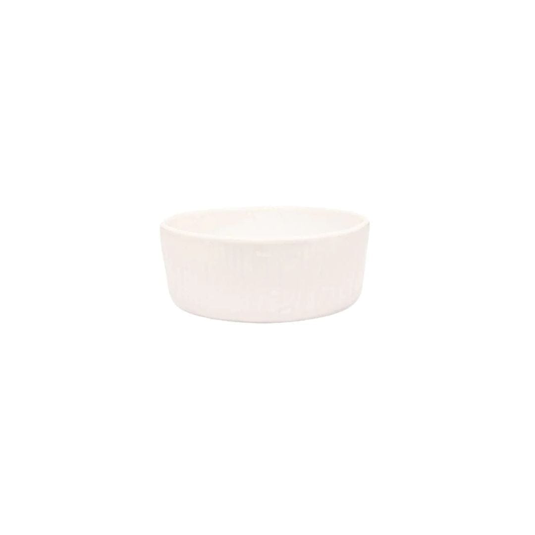 Zoco Home Decor/Kitchen Recycled Stoneware Bowl | White | 10x5cm