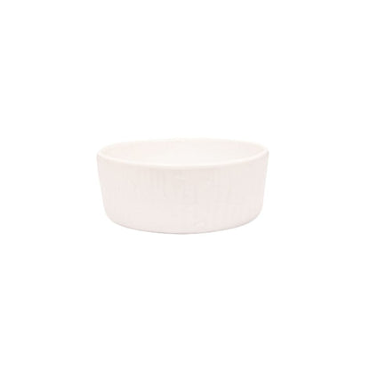Zoco Home Decor/Kitchen Recycled Stoneware Bowl | White | 15x6cm