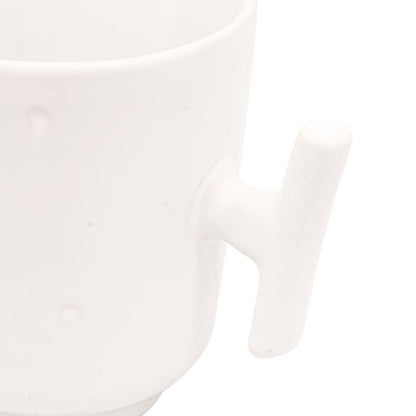 Zoco Home Decor/Kitchen Recycled Stoneware Mug  | White | 17.5x15cm