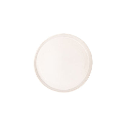 Zoco Home Decor/Kitchen Recycled Stoneware Plate | White | 23x3cm