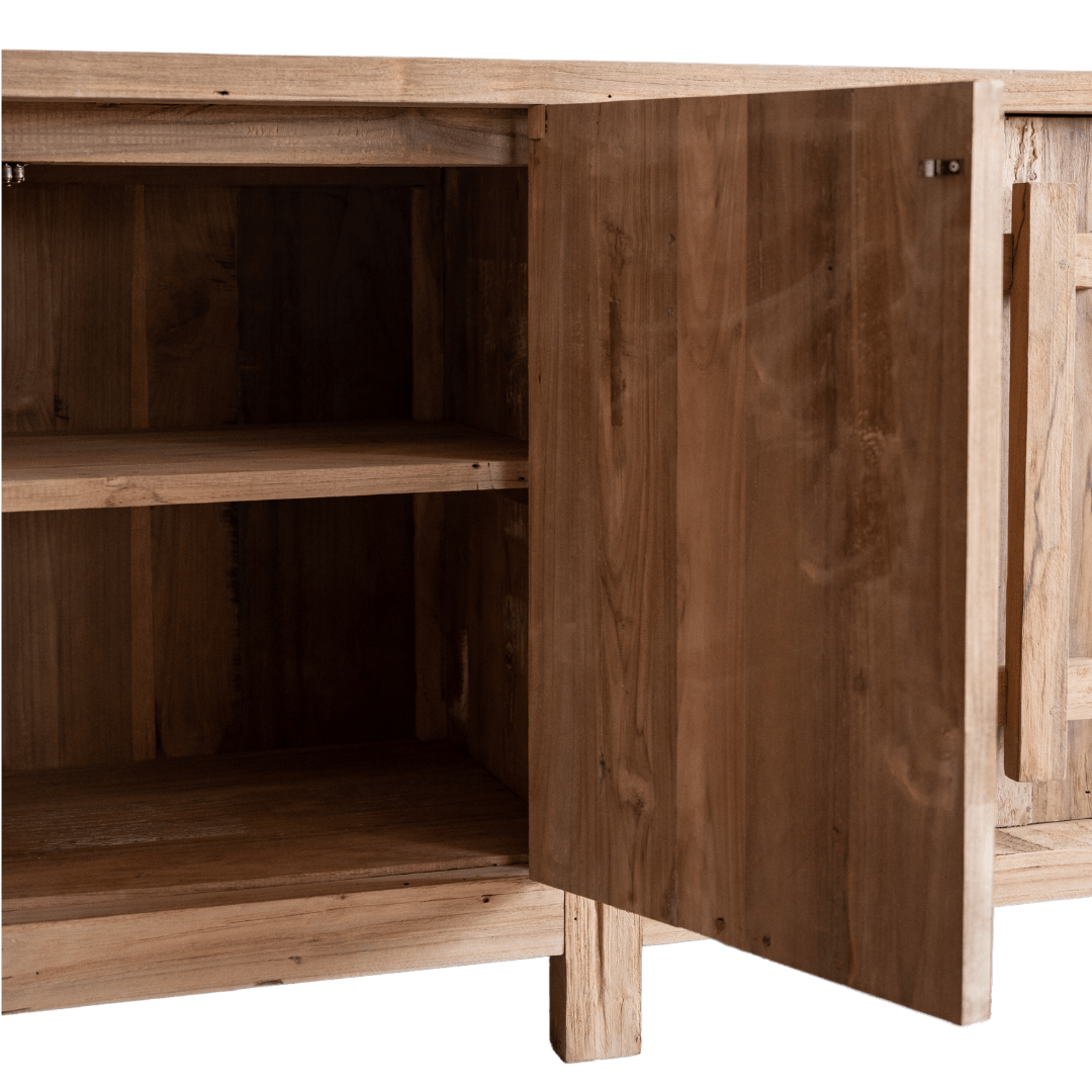 Zoco Home Recycled Teak Cabinet | 185x45x72cm